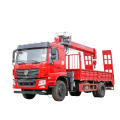 Brand new truck mounted crane with cargo body with ce certification